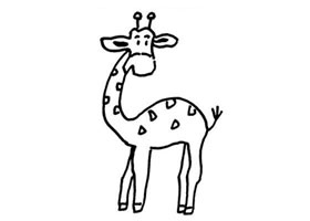 长颈鹿儿童画法（二）