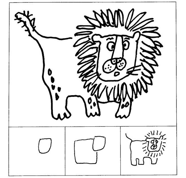 狮子儿童画法（二）