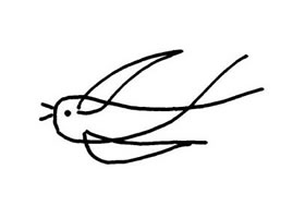 燕子儿童画法（二）
