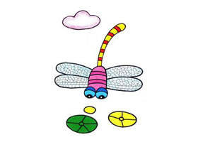 蜻蜓儿童画（二）