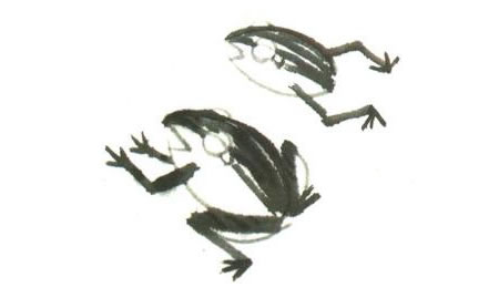 青蛙儿童水墨画法创作步骤03
