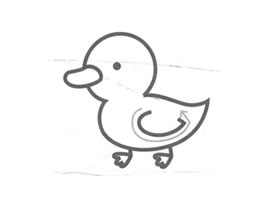 小鸭子的儿童画法（二）