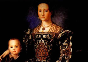 布窿齐诺《埃莱奥诺拉公爵夫人和她的爱子乔凡尼》