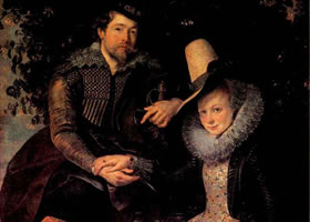 鲁本斯《画家与妻子像》赏析