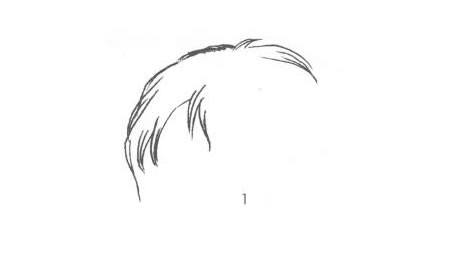 人物头像半侧面线描写生画法步骤01