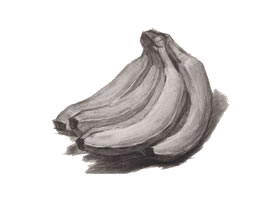 香蕉素描画法（三）