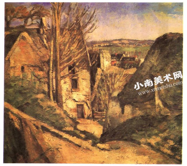 保罗•塞尚《绞刑犯的家》油画作品高清大图