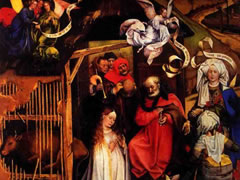 康平的《耶稣诞生图》油画欣赏