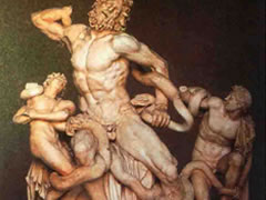 《拉奧孔和他的儿子们》油画赏析