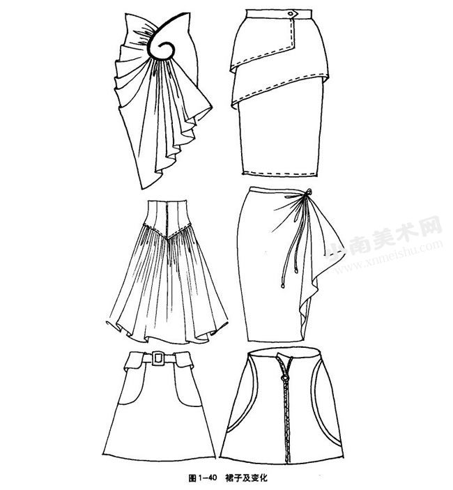 春季女性裙子设计
