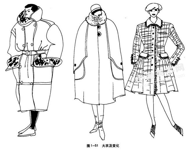冬季女子大衣设计