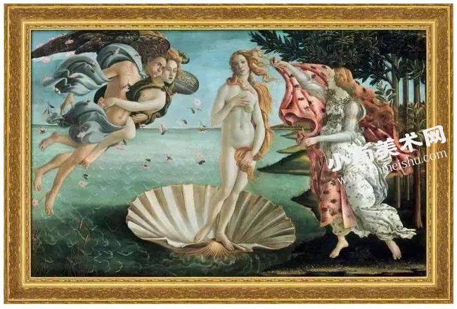 桑德罗•波提切利《维纳斯的诞生》名画高清大图