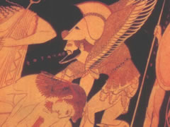 古希腊布瑞戈斯《特洛伊的掠夺》红绘名画赏析