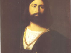 意大利提香•韦切利奥《马尔他骑士的肖像》画布油画赏析