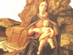 安德烈•曼特尼亚《采石场的圣母》木板油画赏析