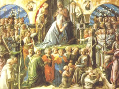 弗拉•菲利波•利比《圣母加冕》木板蛋彩赏析