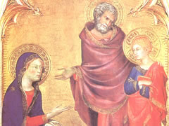 马尔蒂尼《神殿中发现的基督》木板蛋彩画赏析