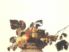 卡拉瓦乔《果物篮子》画布油彩赏析