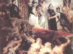 彼得•保罗•鲁本斯《玛丽皇后在马赛港登陆》名画赏析