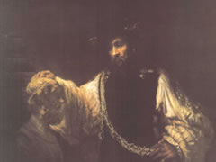 伦勃朗《亚里士多德对荷马的头作冥想》油画赏析