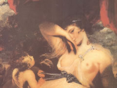 乔舒亚•雷诺兹《丘比特解开维纳斯的腰带》油画赏析