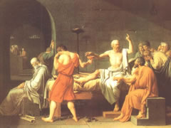 路易•大卫《苏格拉底之死》油画赏析