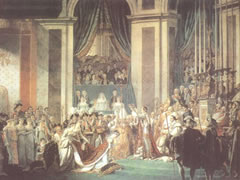 路易•大卫《拿破仑加冕式》油彩名画赏析