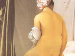 多米尼克•安格尔《瓦尔平松的浴女》油画赏析