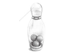 【单个静物】玻璃瓶的素描画法步骤图示（二）