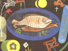 保罗•克利《鱼的周围》油画赏析
