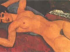 莫迪利阿尼《裸女》油画赏析