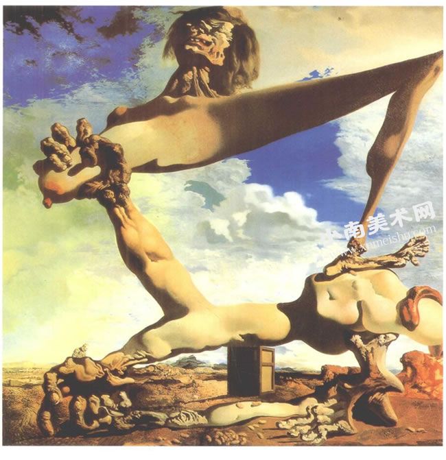萨尔瓦多•达利《内战的预感》油画高清大图