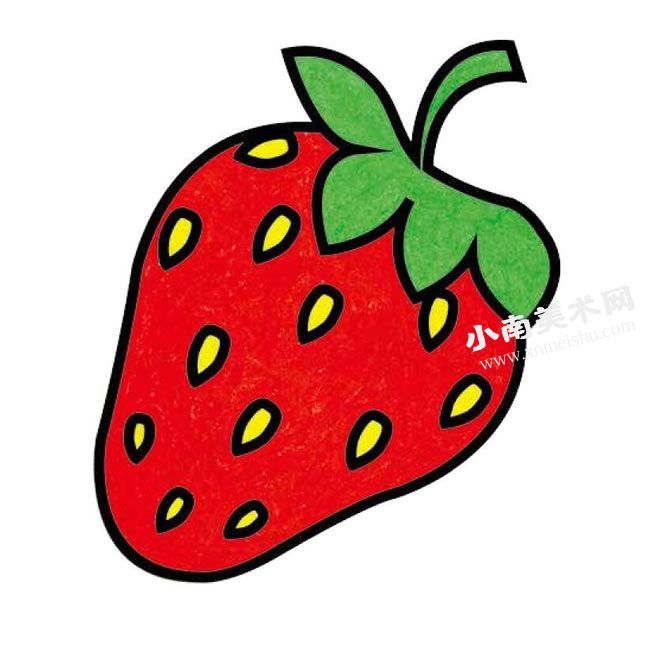 草莓简笔画高清大图