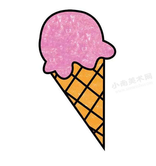 冰淇淋简笔画高清大图