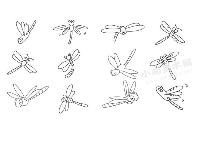蜻蜓简笔画高清大图