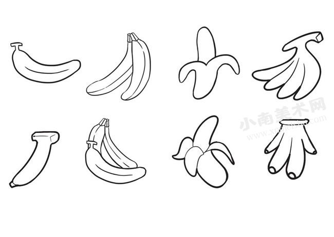 香蕉简笔画高清大图