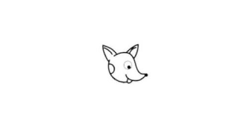 小鹿的简笔画创作步骤图示02