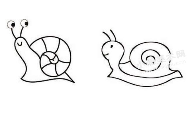 蜗牛简笔画高清大图