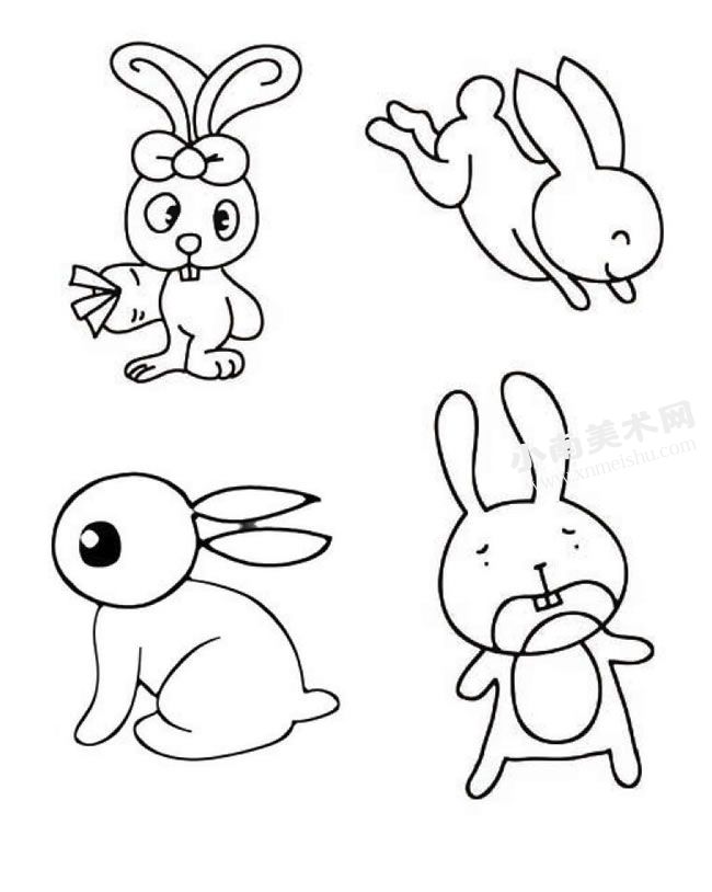 兔子简笔画高清大图