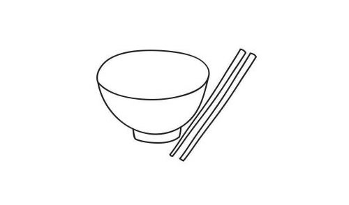 碗筷简笔画绘制步骤图示04